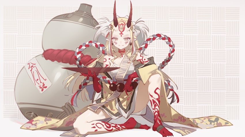 ibaraki douji (fate and 1 more) drawn by luozhou_pile