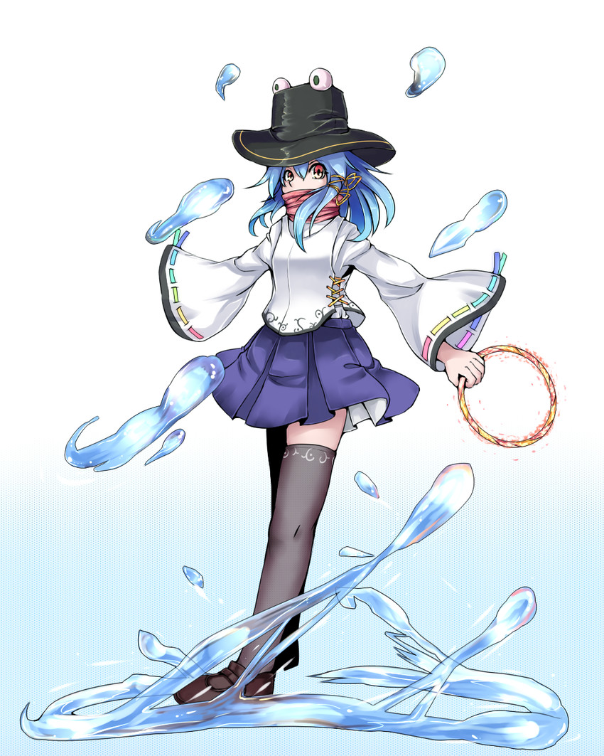 moriya suwako and hinanawi tenshi (touhou) drawn by hiyashi_mikan