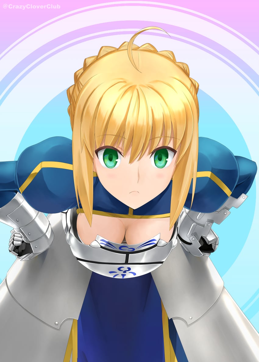artoria pendragon and saber (fate and 1 more) drawn by shirotsumekusa