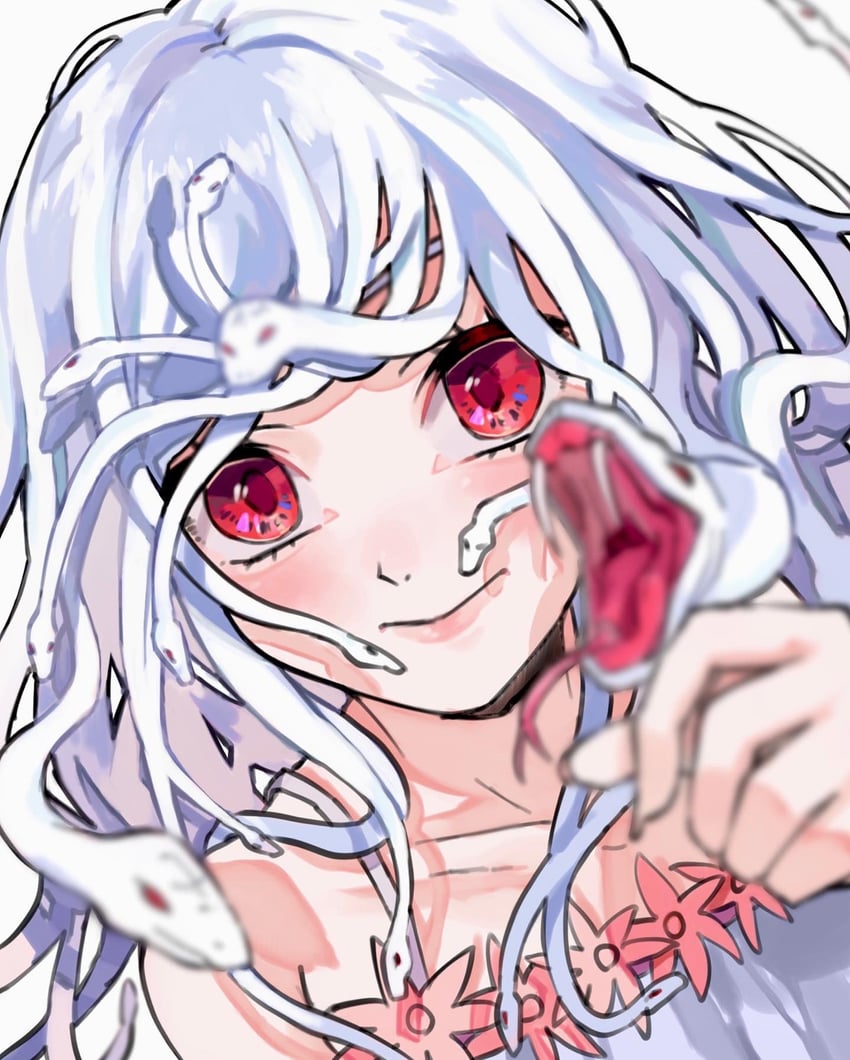 sengoku nadeko and god nadeko (monogatari) drawn by nanami_(u_nanamiii)