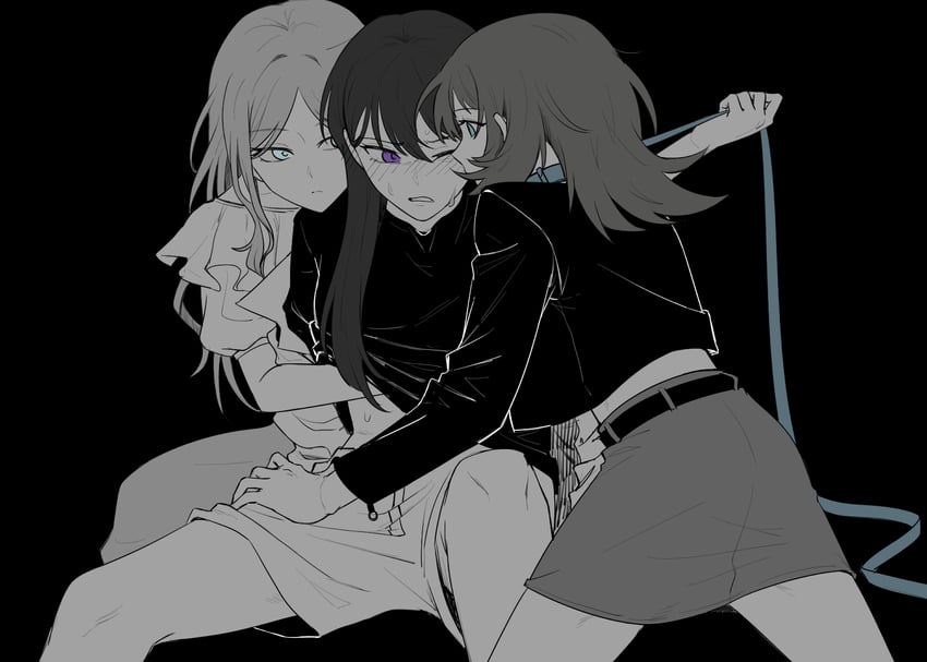 nagasaki soyo, shiina taki, and yahata umiri (bang dream! and 1 more) drawn by yknklv