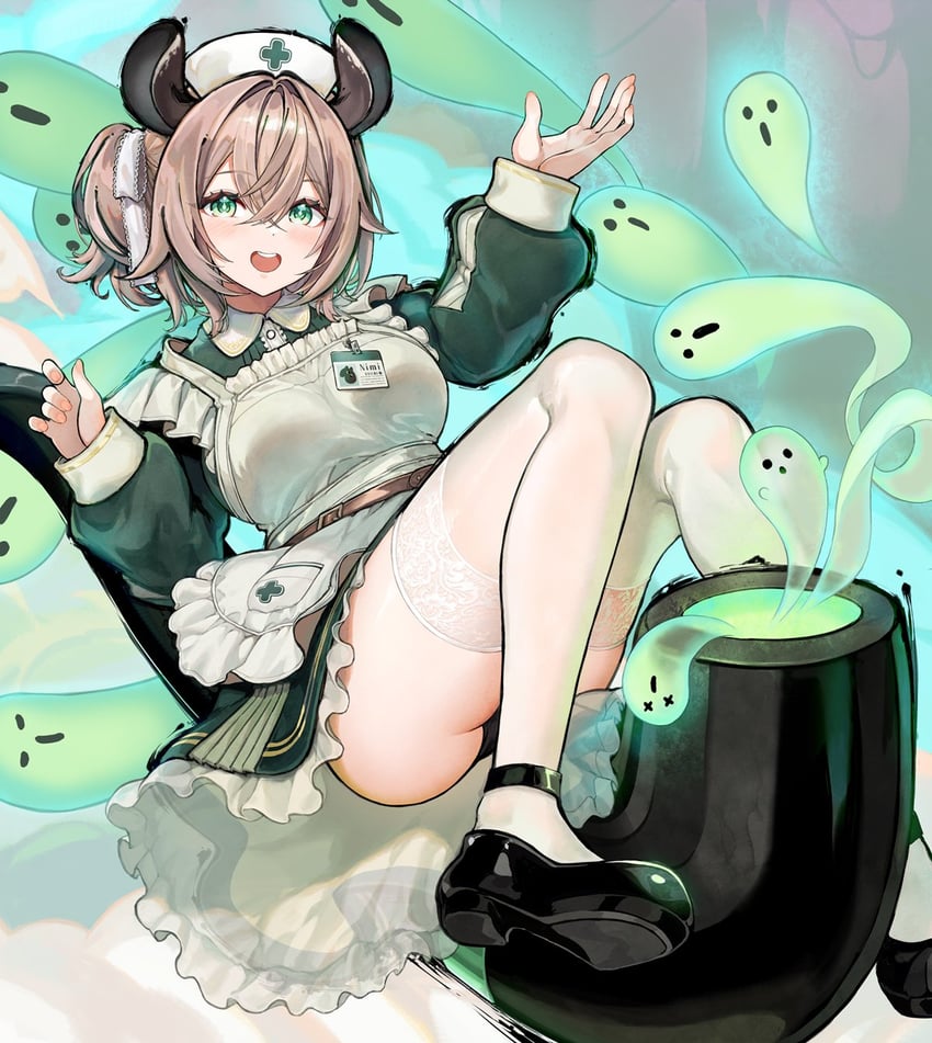 nimi nightmare and naplings (indie virtual youtuber) drawn by robot_cat_(robotcatart)