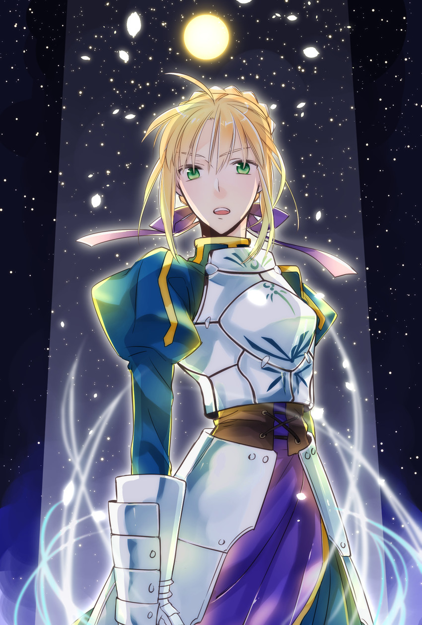 artoria pendragon and saber (fate and 1 more) drawn by ran_(ran_0605)