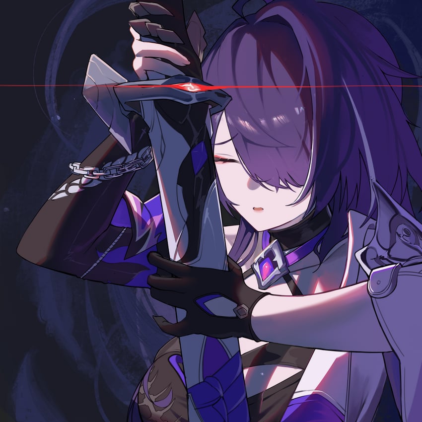 acheron (honkai and 1 more) drawn by curryman_(curryman06)