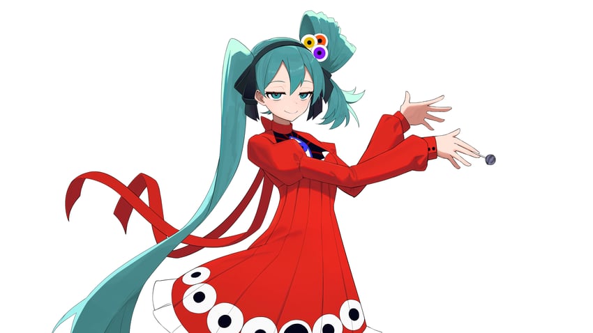 hatsune miku (vocaloid and 1 more) drawn by funakinuta