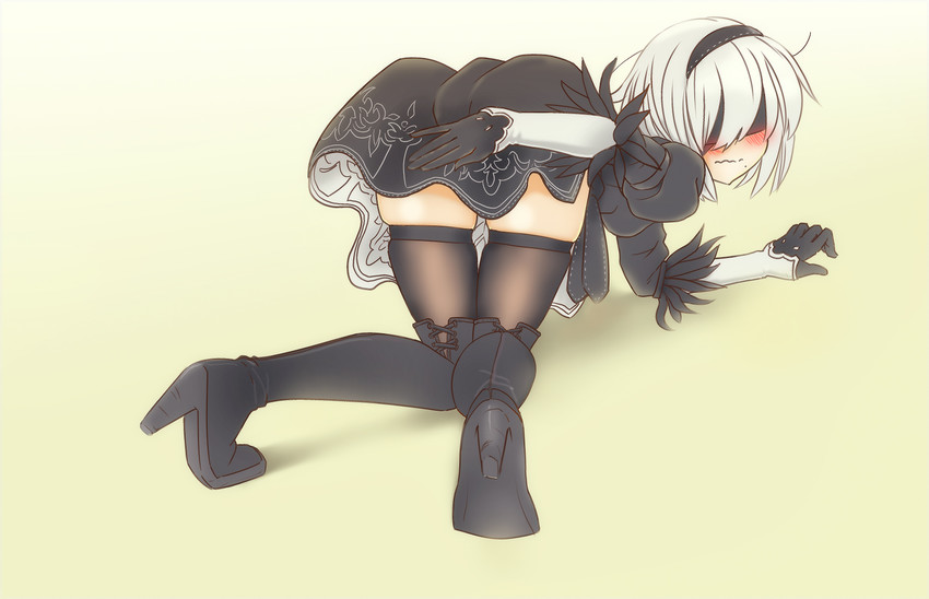 2b (nier and 1 more) drawn by mr_very