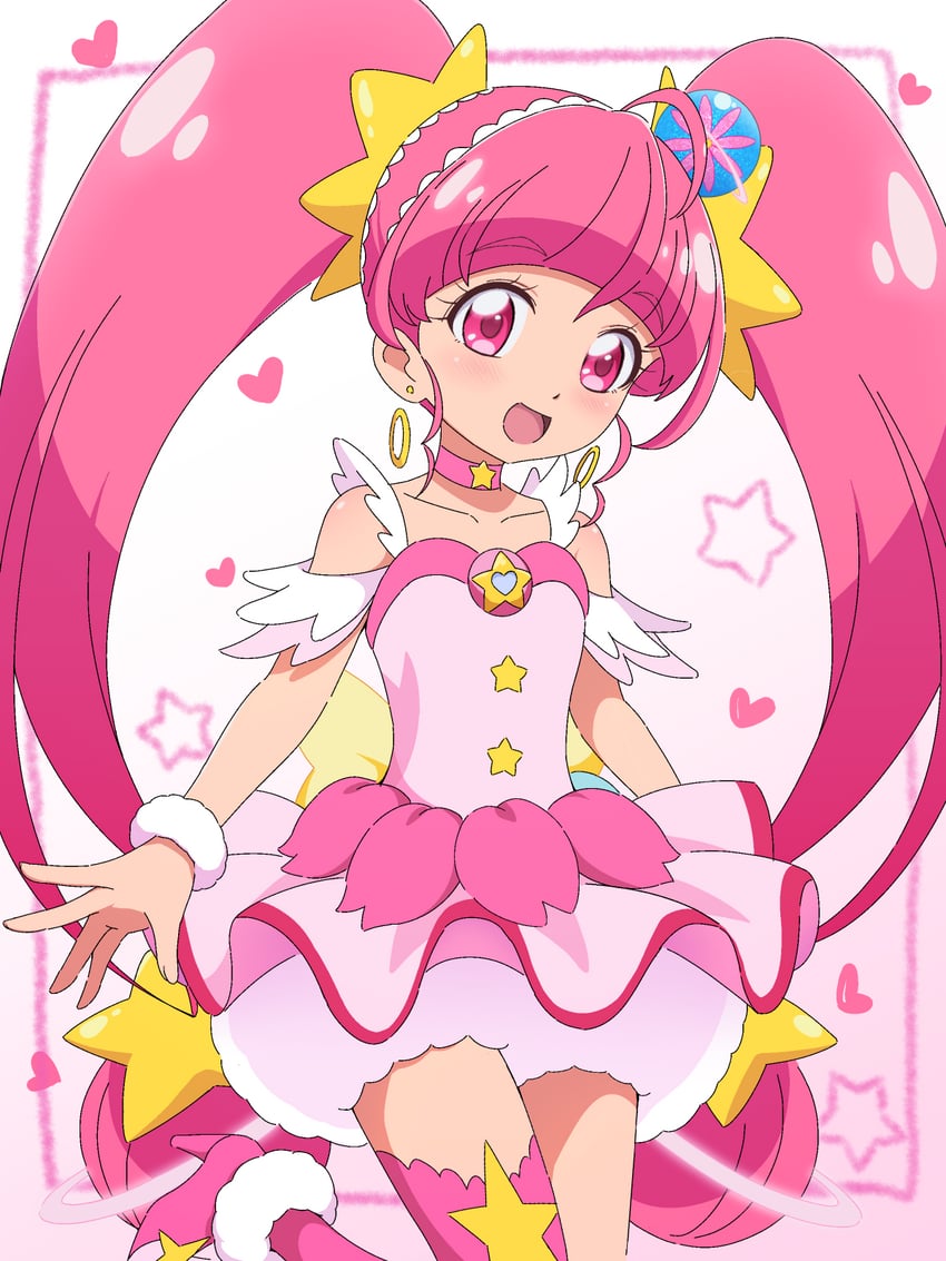 hoshina hikaru and cure star (precure and 1 more) drawn by laika_(s4005146)