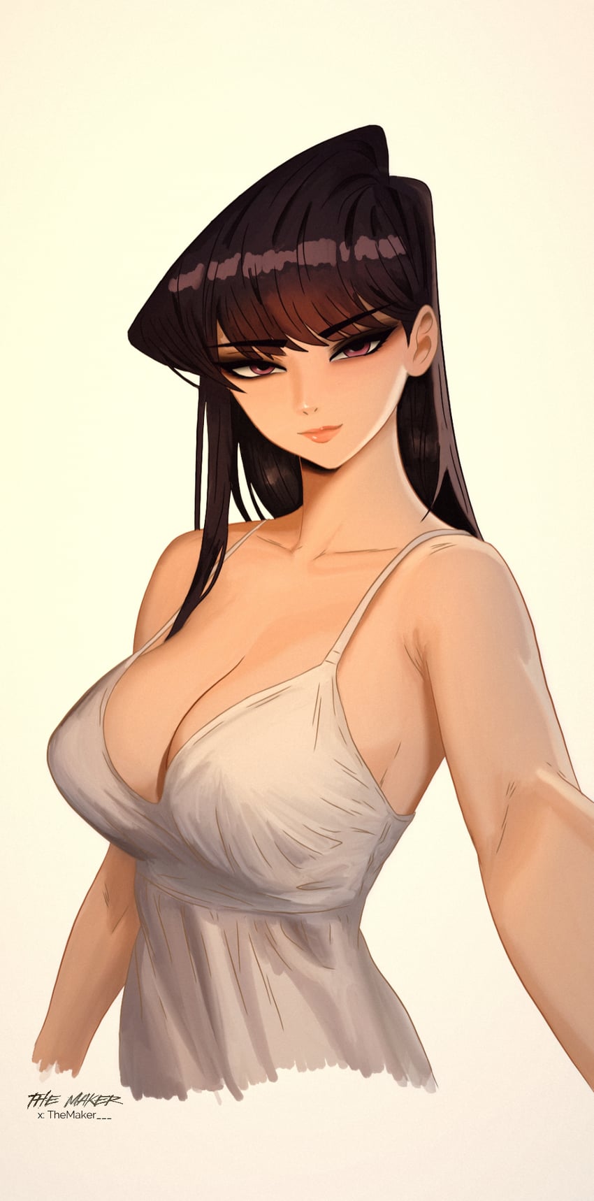 komi shouko (komi-san wa komyushou desu) drawn by themaker