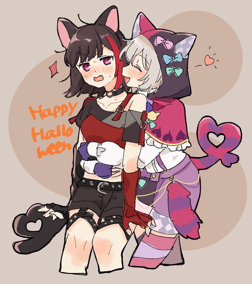 mitake ran and aoba moca (bang dream!) drawn by zawameki