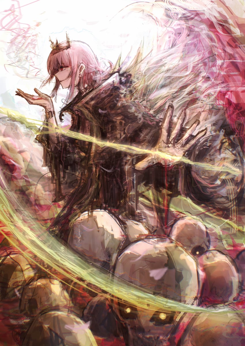 mori calliope (hololive and 1 more) drawn by antsplorer