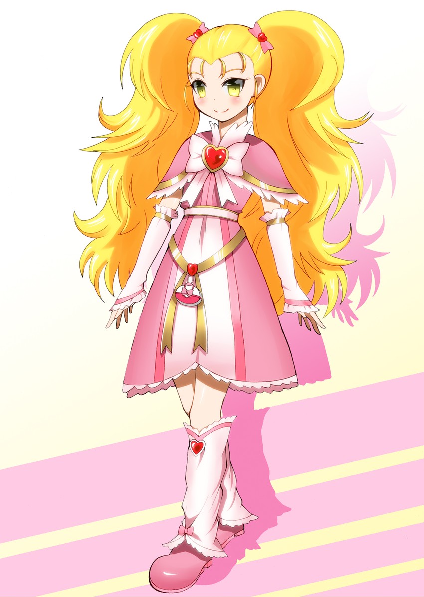 kujou hikari and shiny luminous (precure and 2 more) drawn by gyuniku