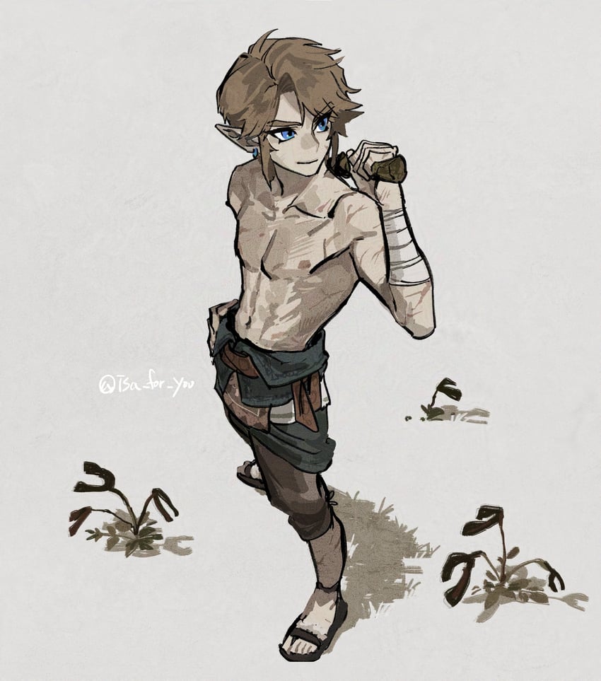 link (the legend of zelda and 1 more) drawn by isa-415810