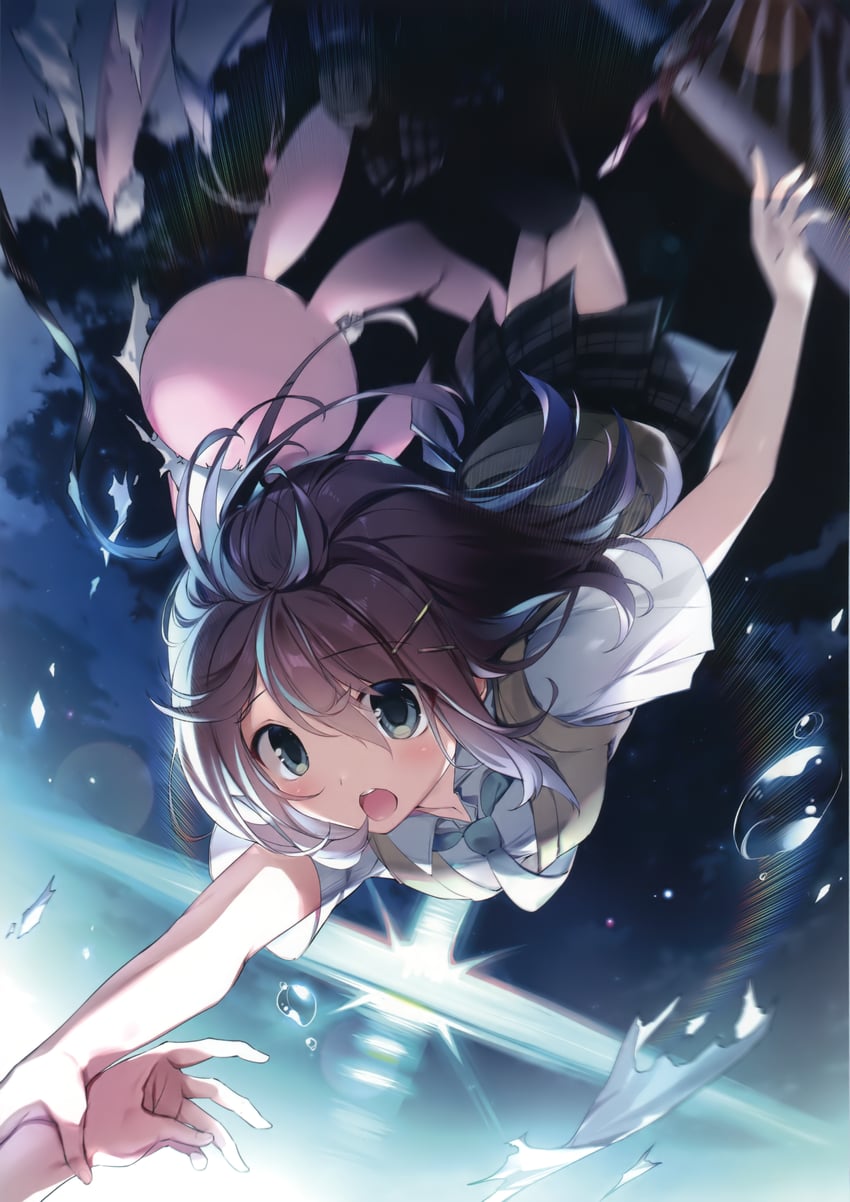 mamiya hasaki and mamiya tomosane (subarashiki hibi) drawn by karory