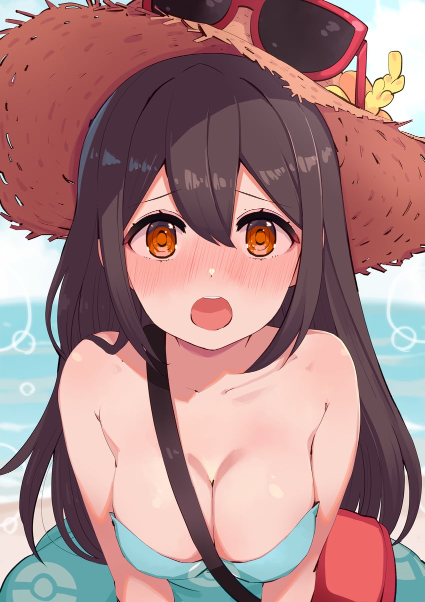 sightseer (pokemon and 1 more) drawn by cream_(nipakupa)