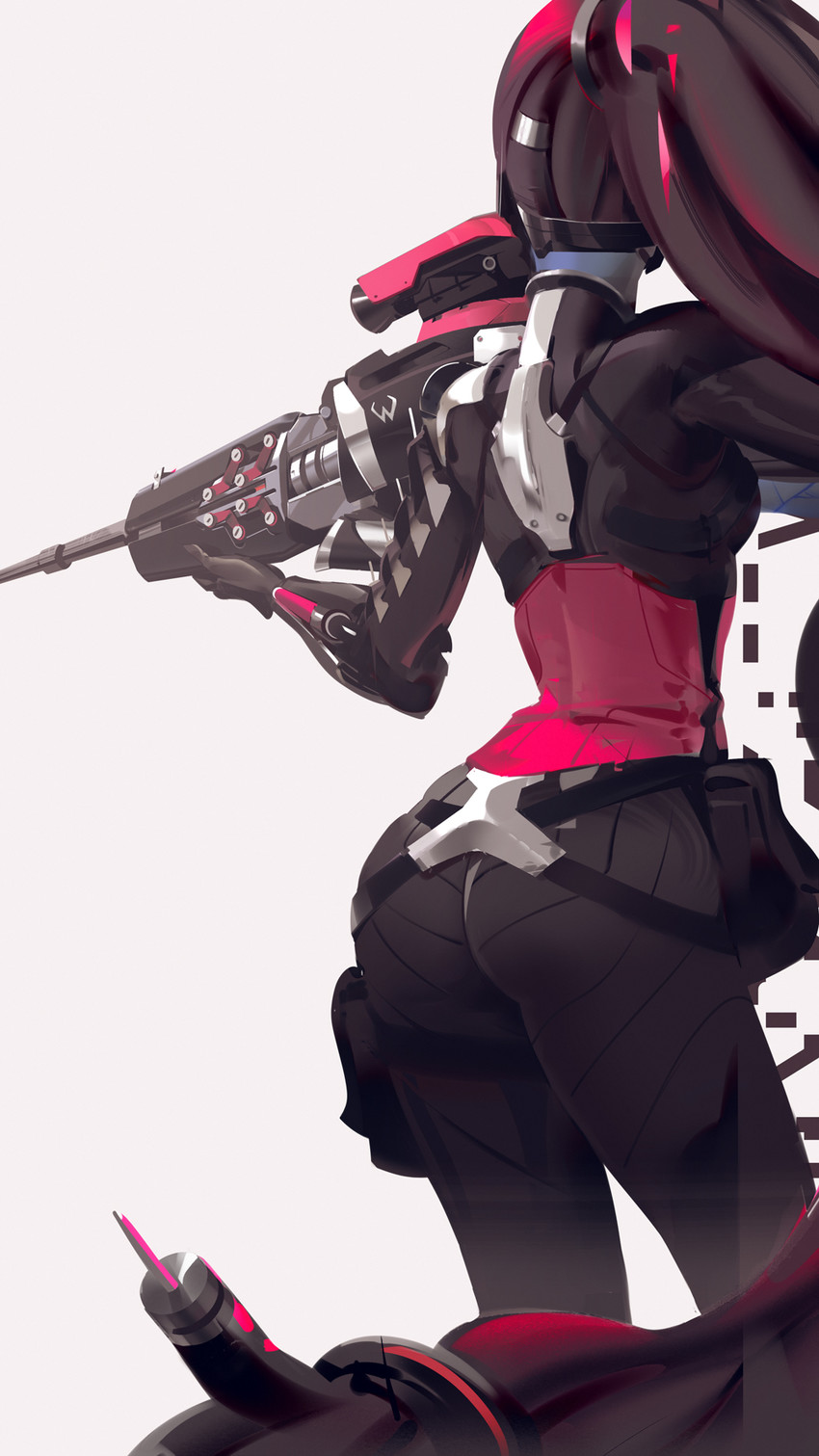 widowmaker and noire widowmaker (overwatch and 1 more) drawn by jn3