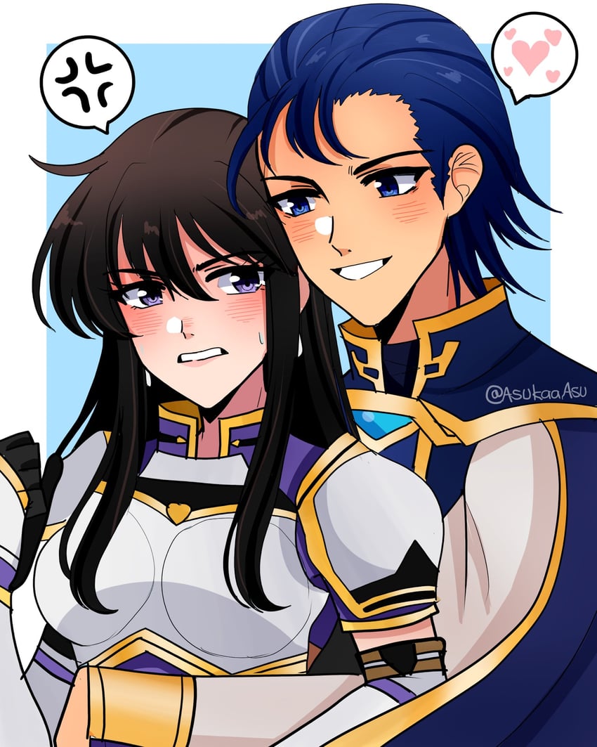 ayra and lex (fire emblem and 1 more) drawn by aegis_asu