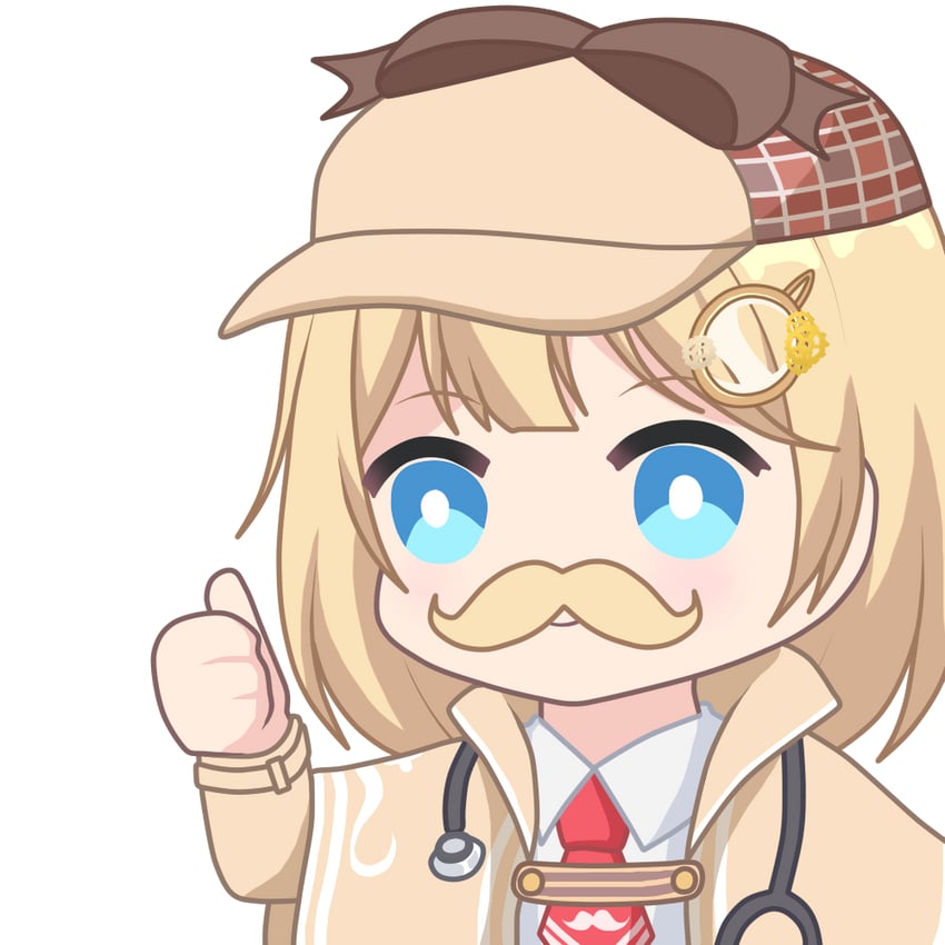 watson amelia (hololive and 1 more) drawn by zephylyne