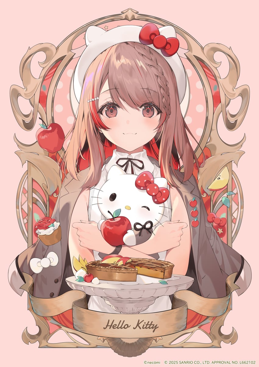 hello kitty (sanrio and 1 more) drawn by necomi