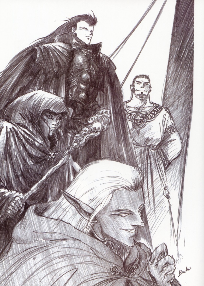 ashram and astar (record of lodoss war) drawn by izubuchi_yutaka