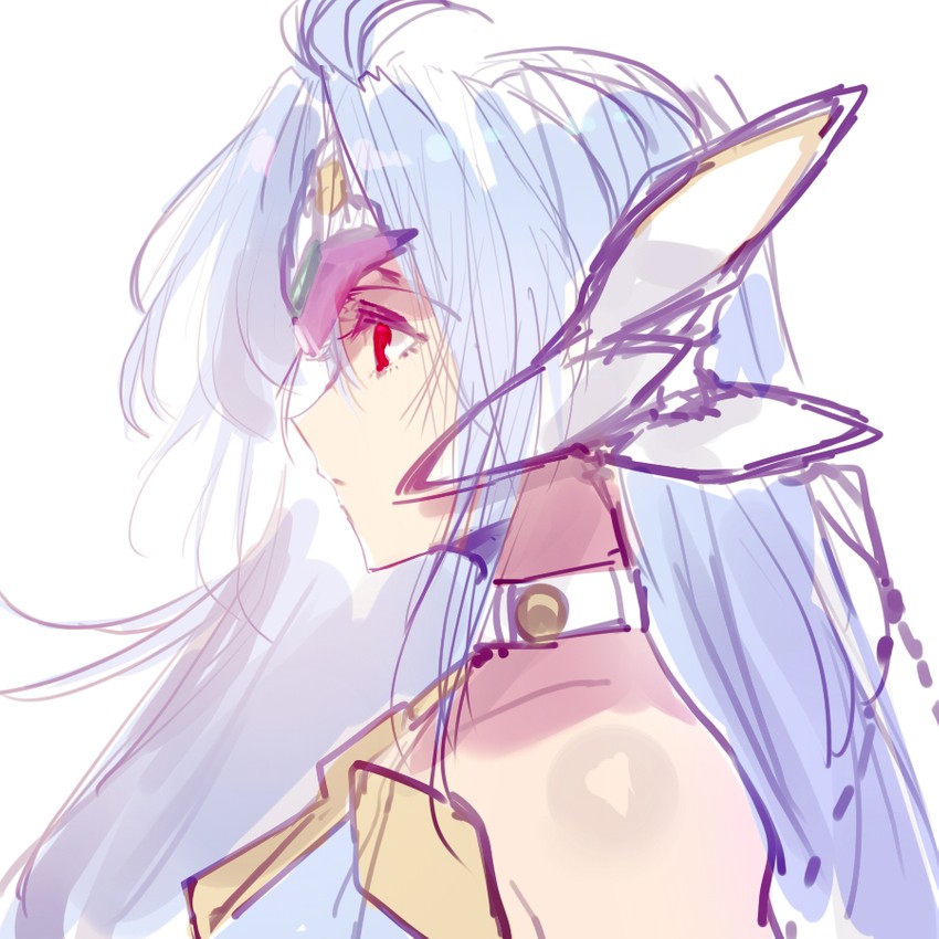 kos-mos (xenoblade chronicles and 1 more) drawn by negresco