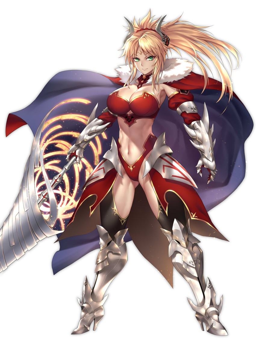 mordred (fate and 1 more) drawn by nasaniliu