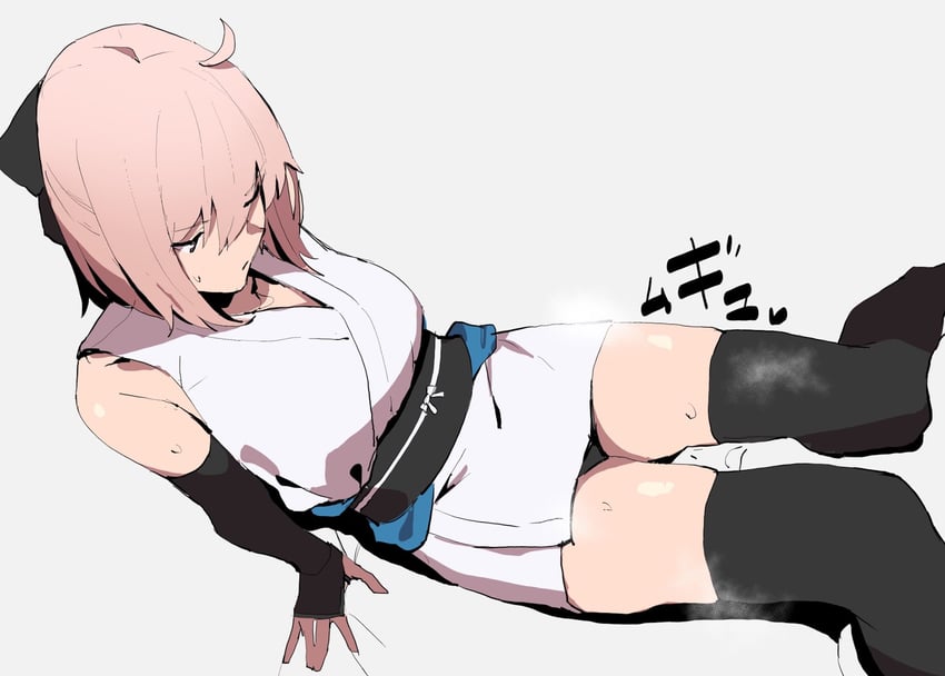 okita souji (fate and 2 more) drawn by jikatarou