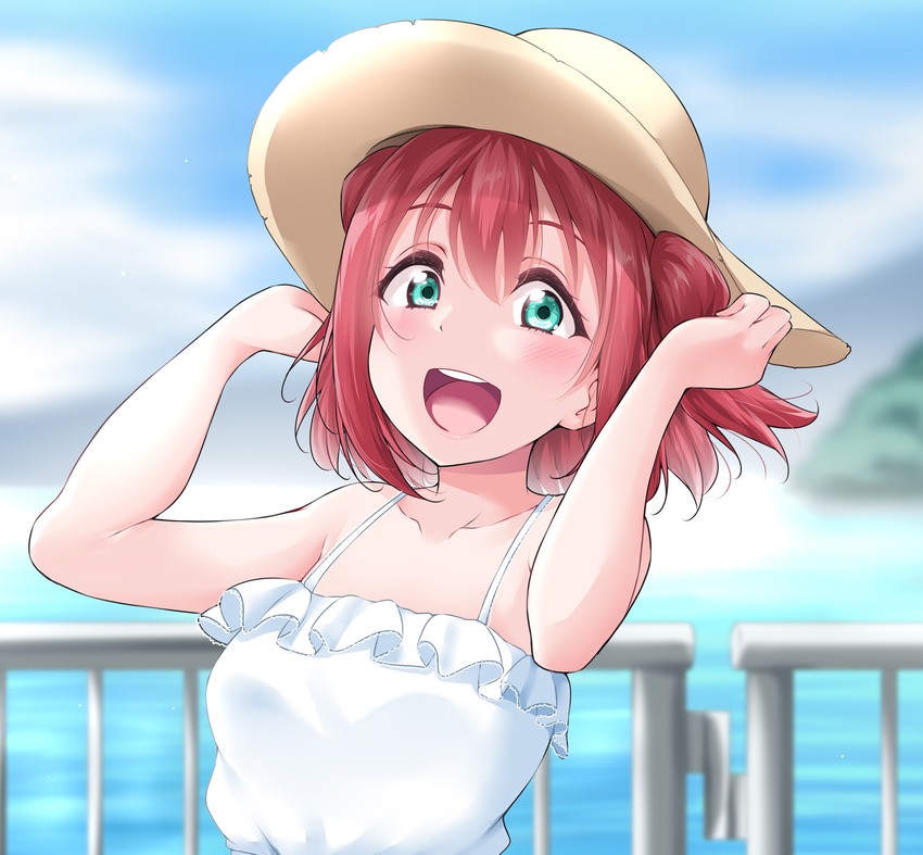 kurosawa ruby (love live! and 1 more) drawn by yopparai_oni