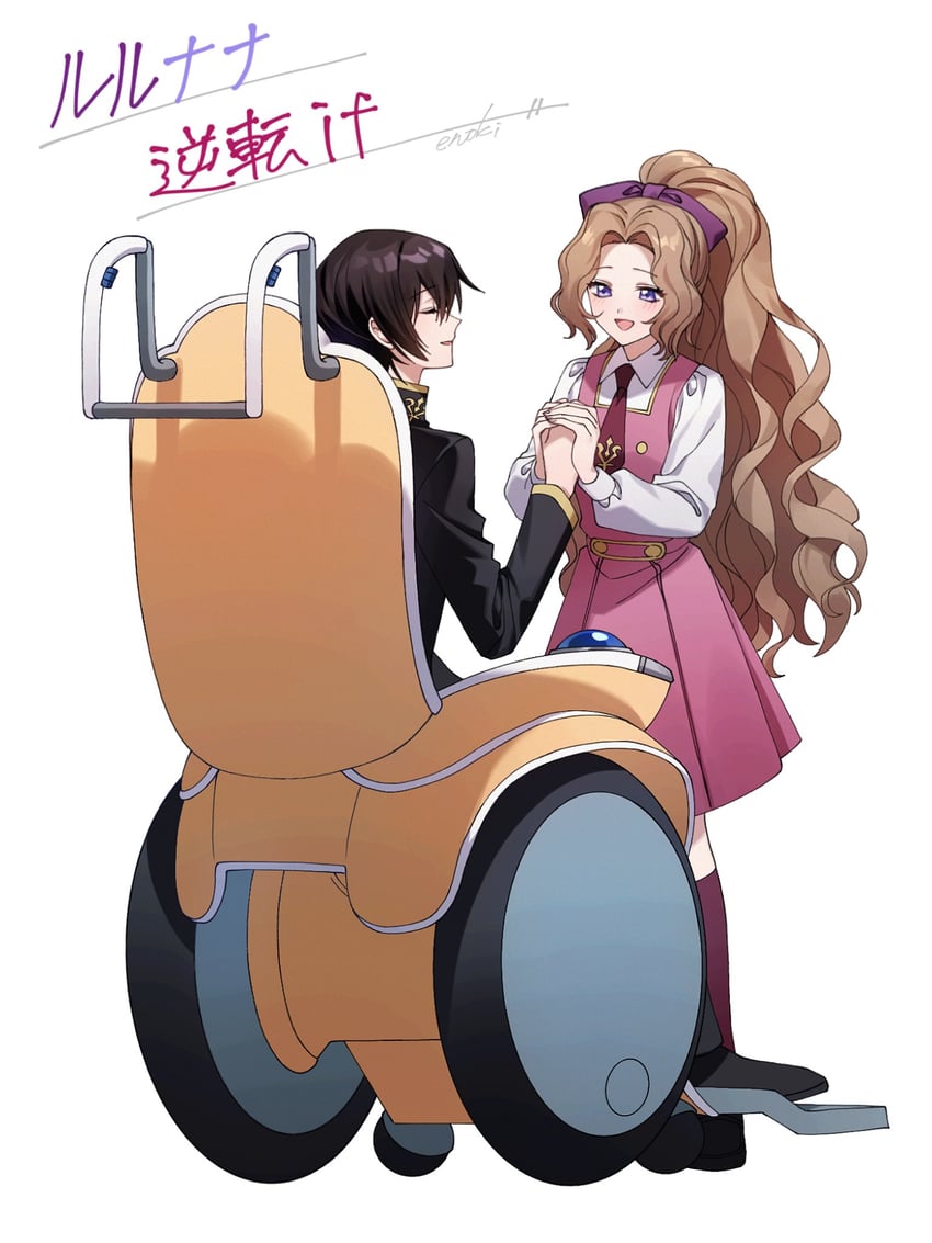 lelouch vi britannia and nunnally vi britannia (code geass) drawn by enoki_3106