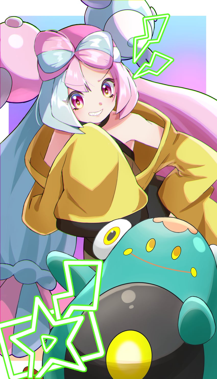 iono and bellibolt (pokemon and 1 more) drawn by gpyz7575