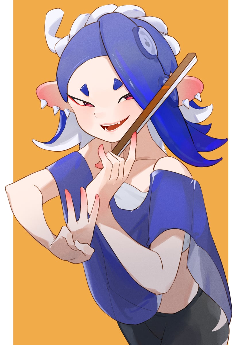 shiver (splatoon and 1 more) drawn by summer_(724788381)