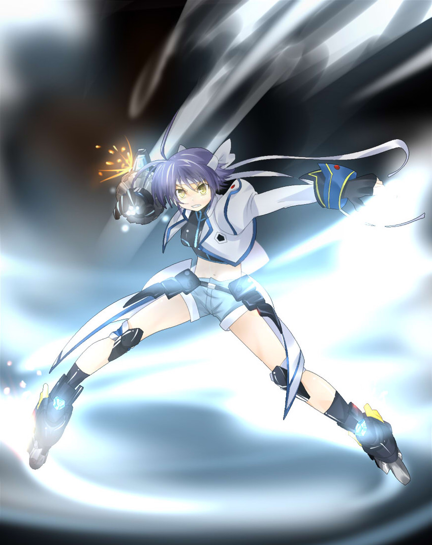 subaru nakajima and revolver knuckle (lyrical nanoha and 1 more)