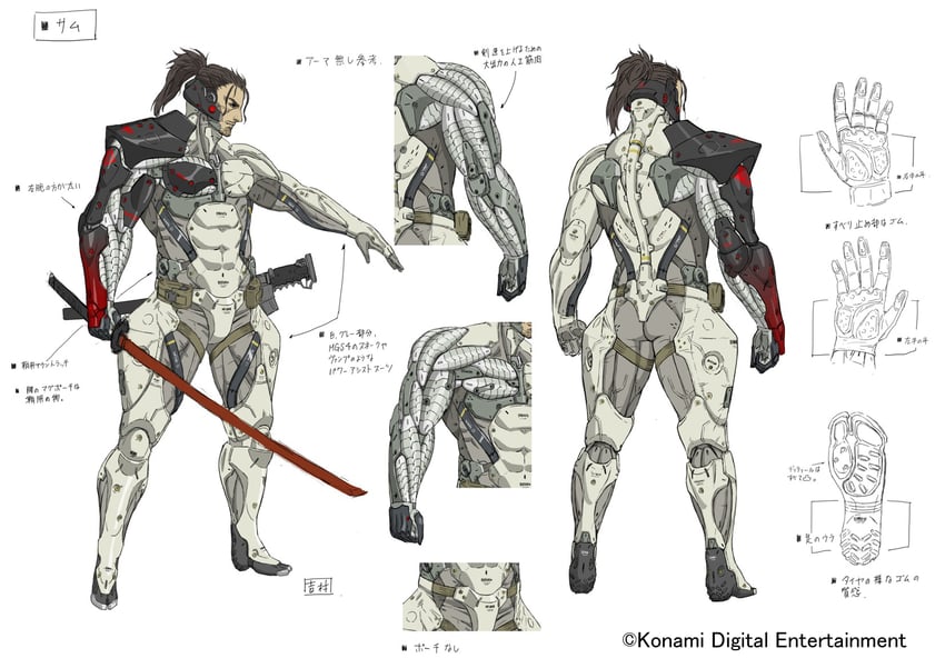 samuel rodrigues (metal gear and 1 more) drawn by yoshimura_ken'ichirou