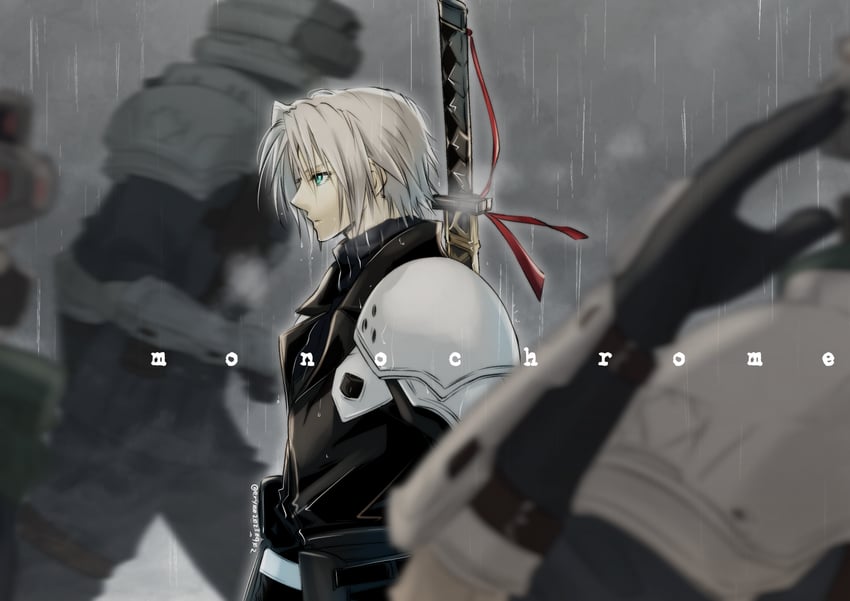 sephiroth (final fantasy and 2 more) drawn by aiz00
