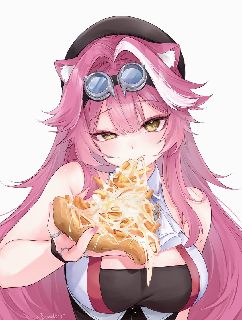 raora panthera (hololive and 1 more) drawn by red666