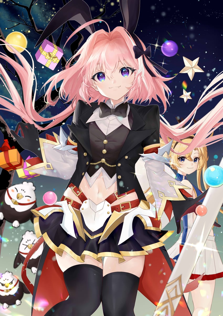 astolfo, bradamante, and hippogriff (fate and 2 more) drawn by phanta