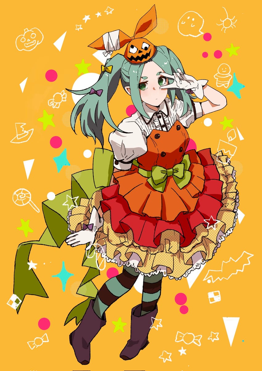 ononoki yotsugi (monogatari and 1 more) drawn by valhalla0707