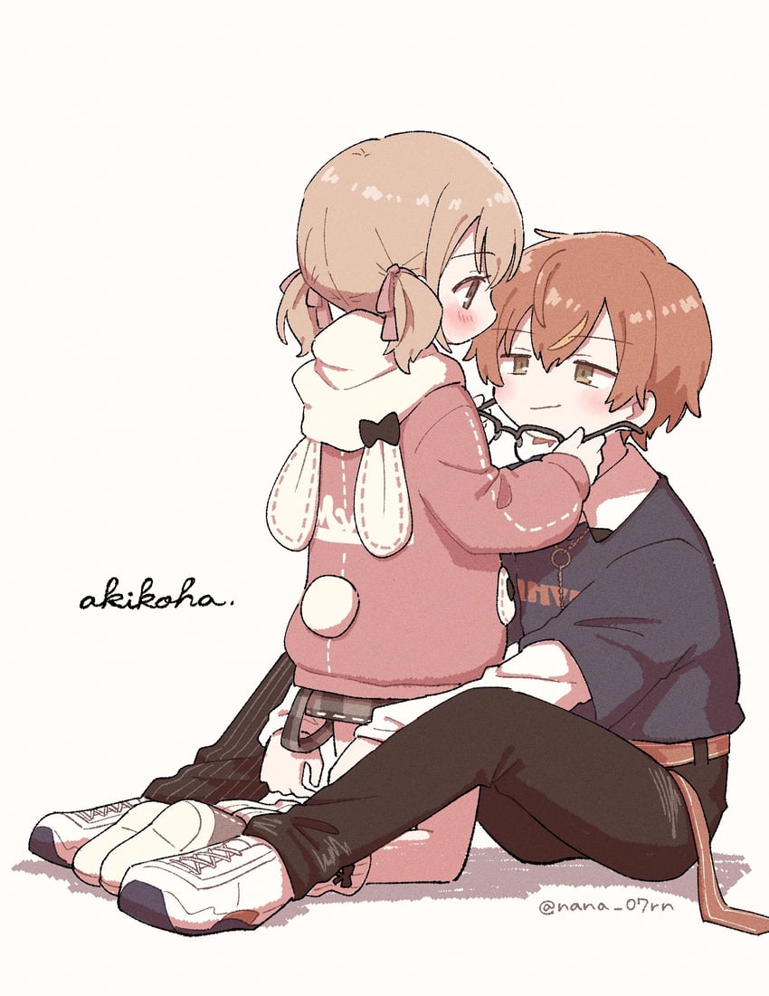 shinonome akito and azusawa kohane (project sekai) drawn by nana_07