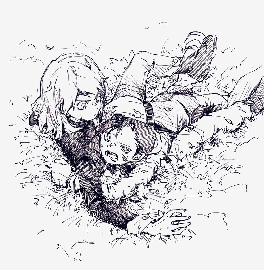 ethan and silver (pokemon and 1 more) drawn by tan_carbonnn