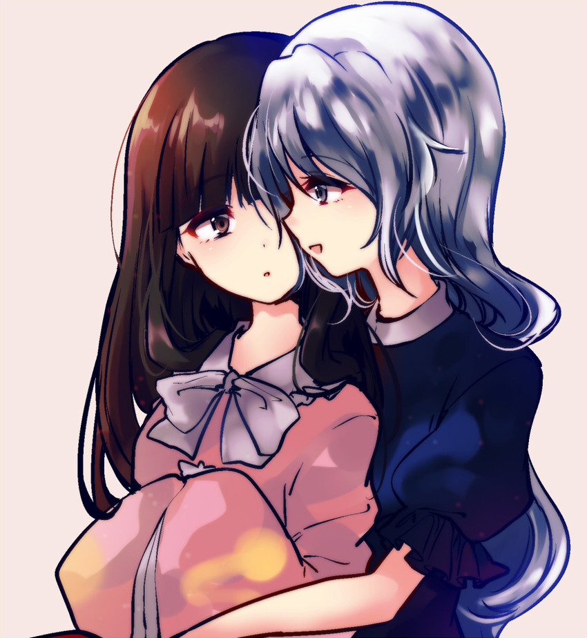 houraisan kaguya and yagokoro eirin (touhou) drawn by uranaishi_(miraura)