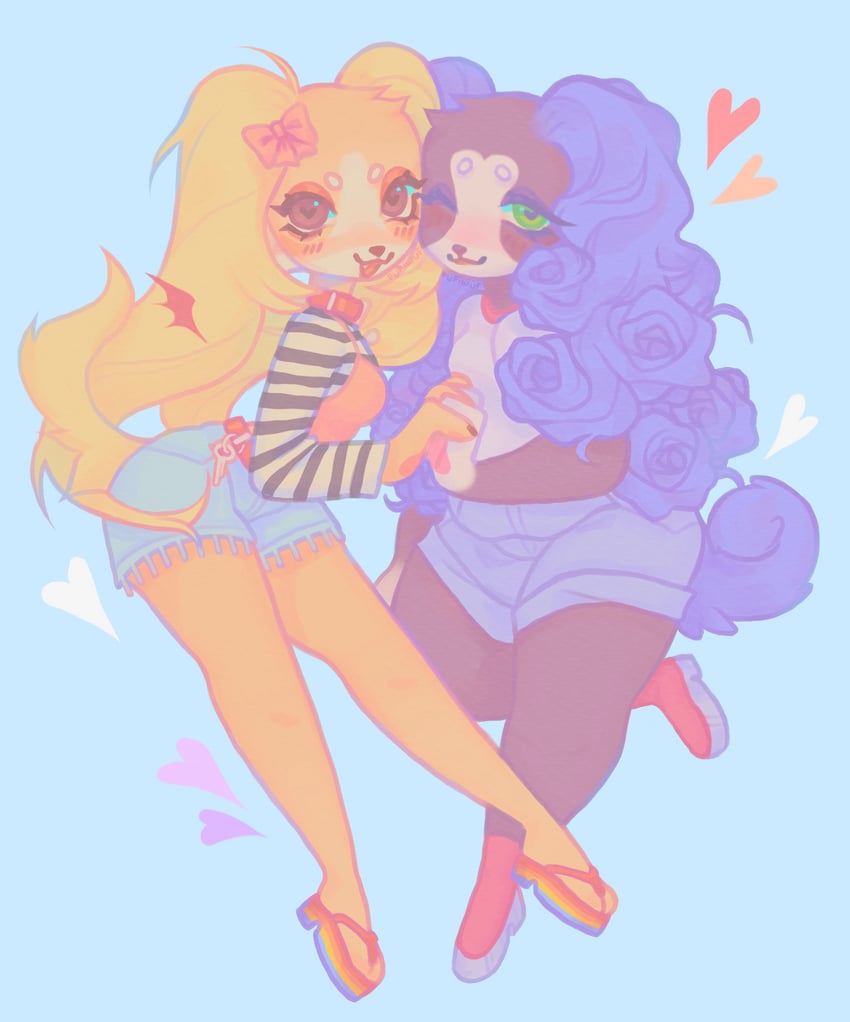 pepper parson and pinky cooper (pinky & pepper forever) drawn by pupiwuf