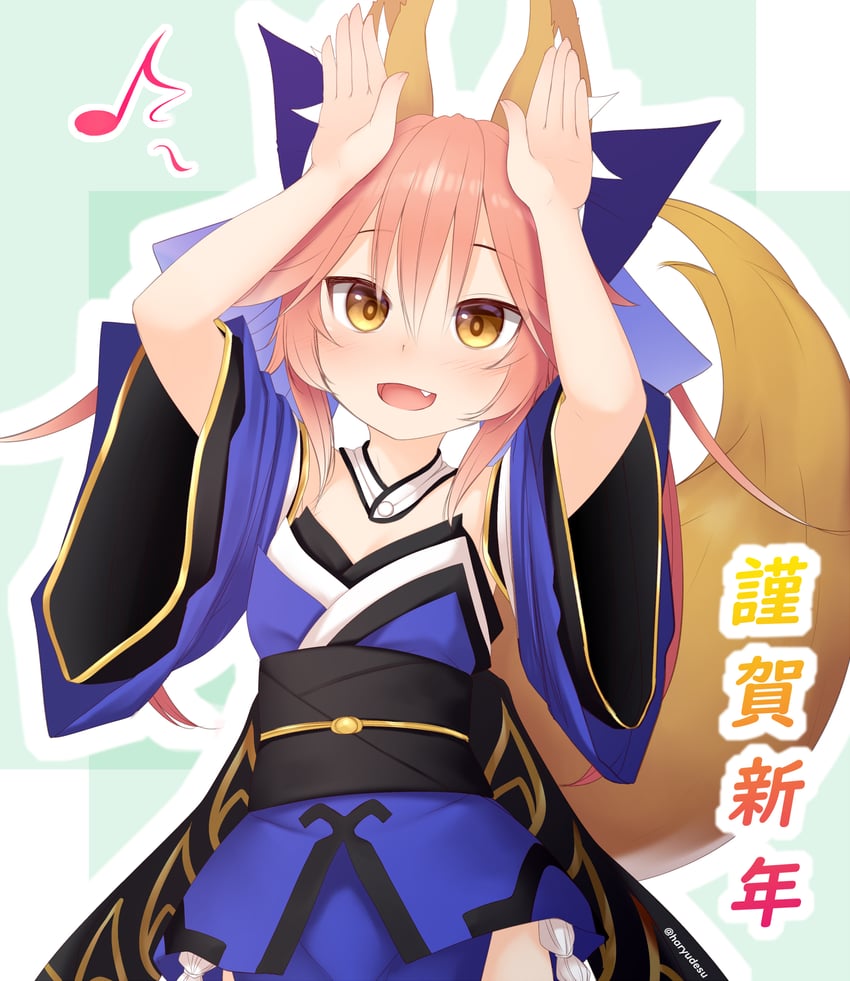 tamamo and tamamo no mae (fate and 1 more) drawn by haryuu_(poetto)