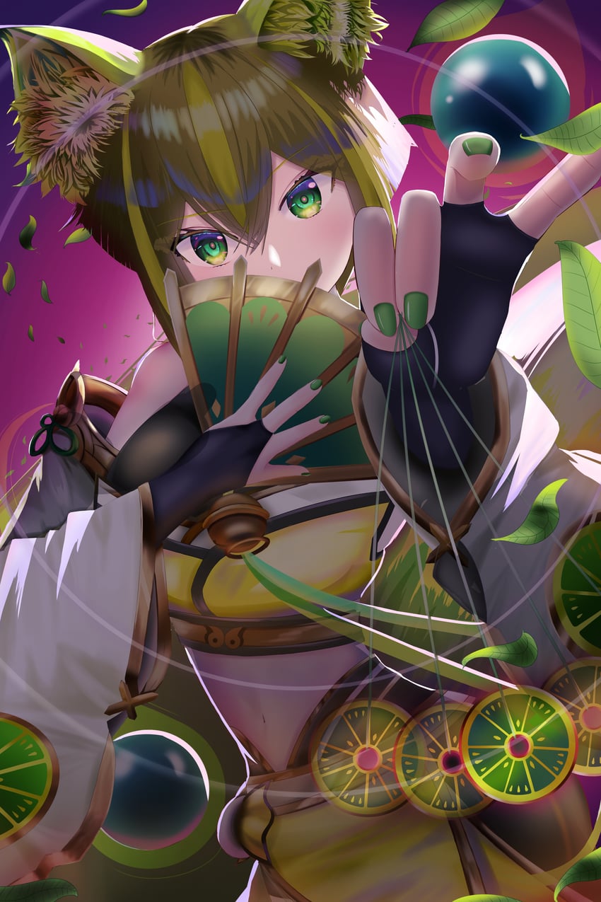 hu-li the jewel mikanko (yu-gi-oh!) drawn by kujo_kano
