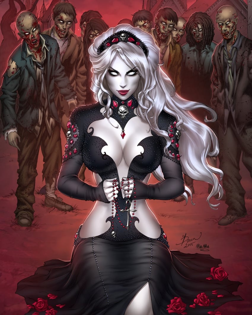 lady death (lady death) drawn by dawn_mcteigue and ula_mos
