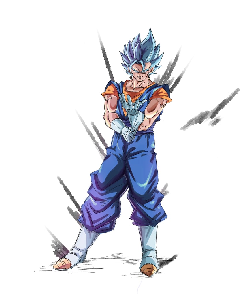 vegetto (dragon ball and 1 more) drawn by atsuji1008