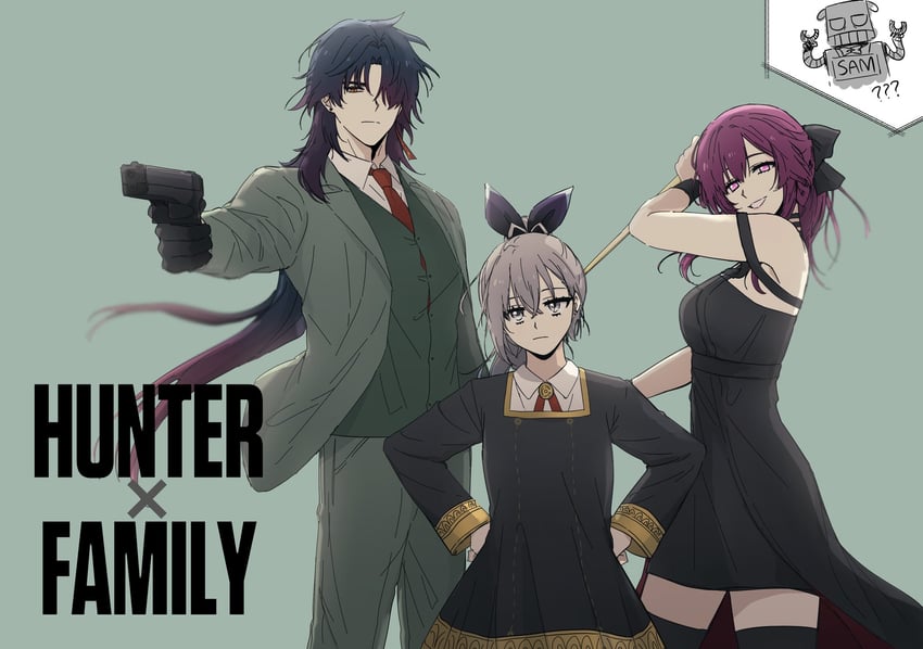 yor briar, kafka, anya, silver wolf, twilight, and 2 more (honkai and 2 more) drawn by jupiteryi4288