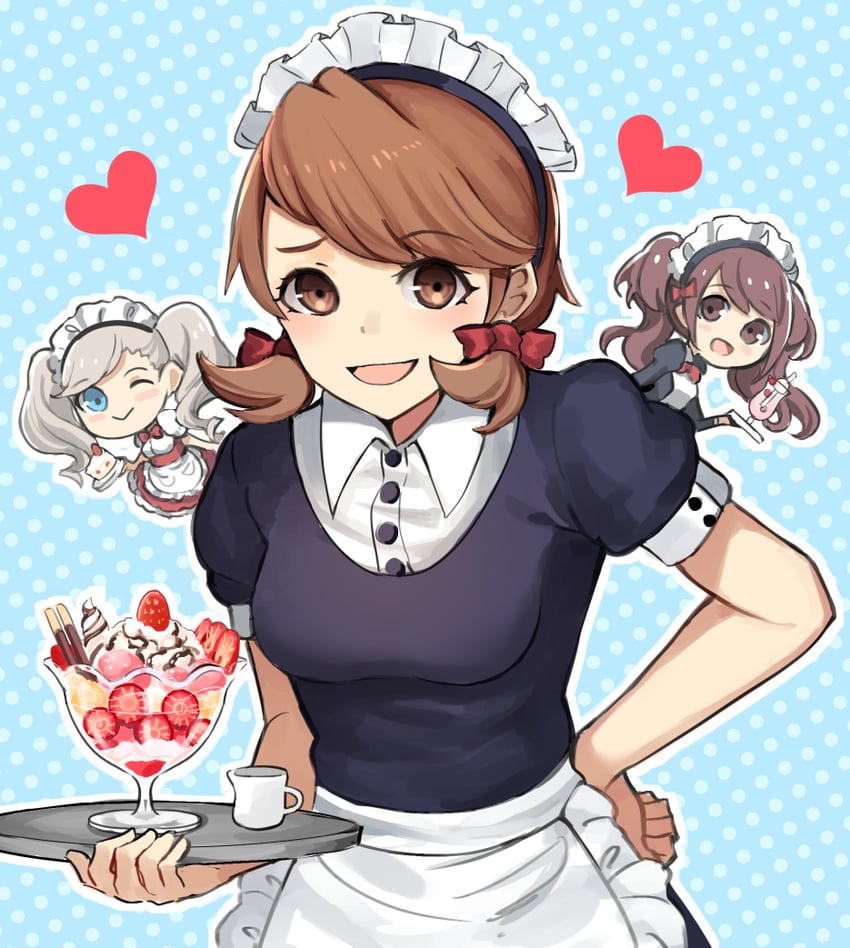 kujikawa rise, takamaki anne, and takeba yukari (persona and 3 more) drawn by kuki_tan