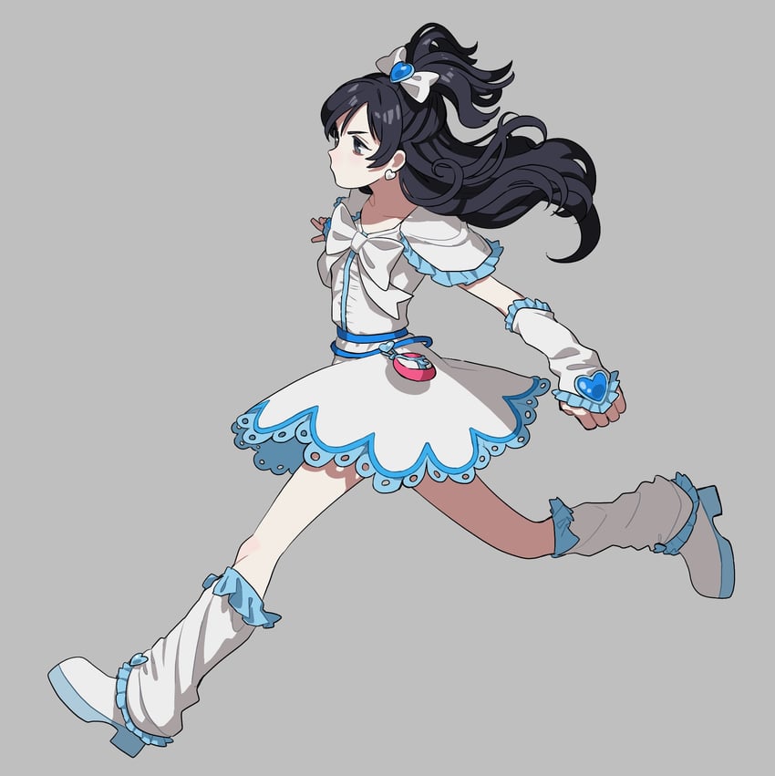 yukishiro honoka and cure white (precure and 1 more) drawn by yoshioka_suke