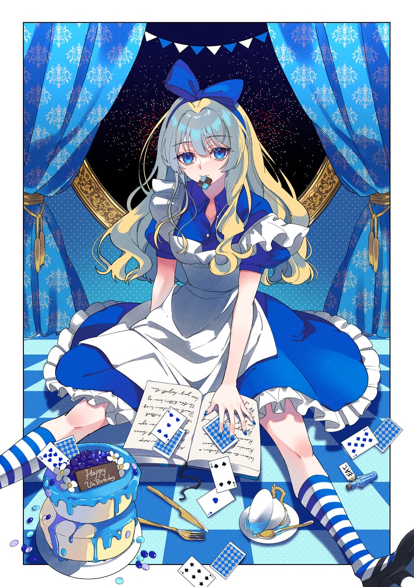 alice (alice's adventures in wonderland) drawn by hanae_ao