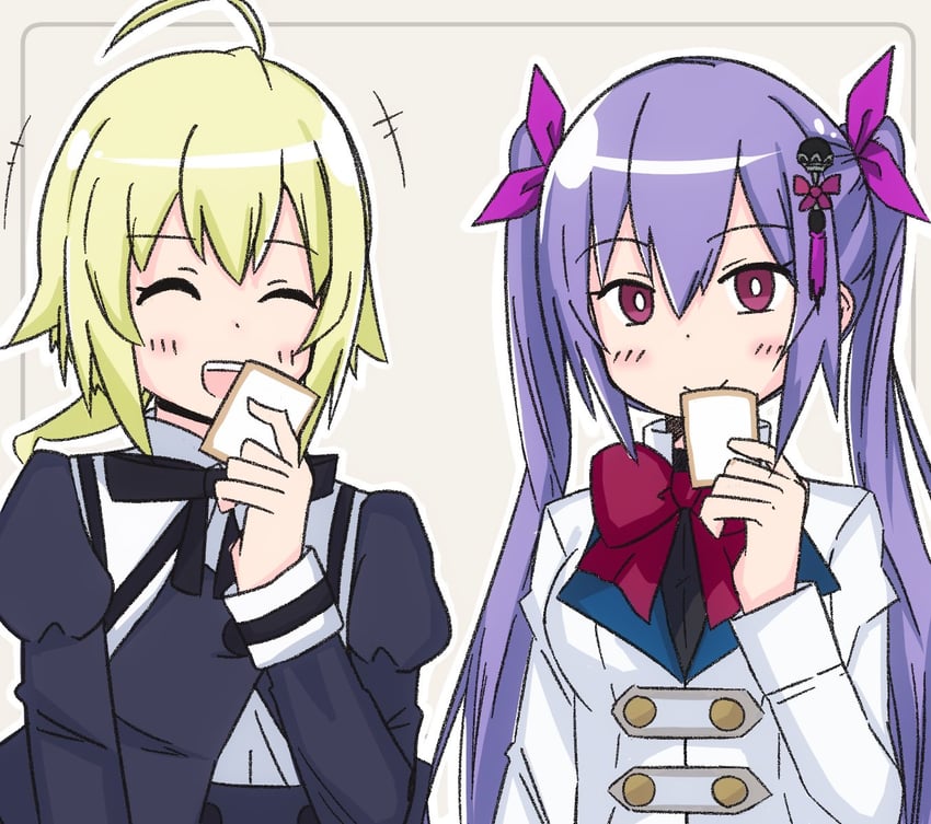 amano soraha, matsumura fuuka, tsuda minami, and hoshino marina (assault lily) drawn by yuzuki_suzuha