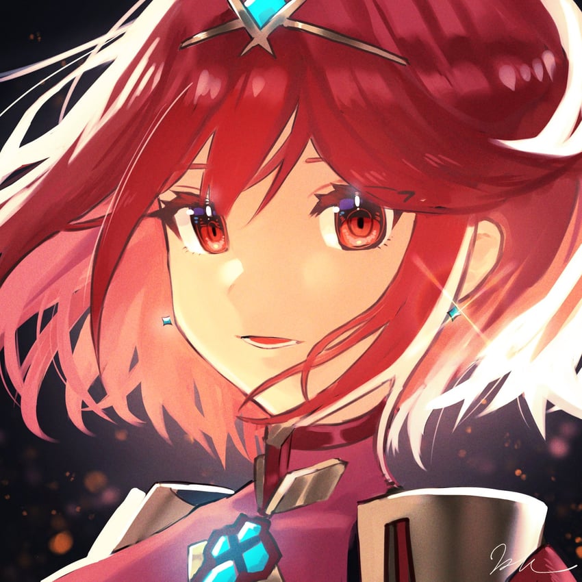 pyra (xenoblade chronicles and 1 more) drawn by kyosuke1413koba
